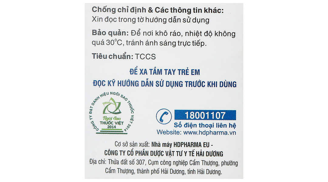 Vitamin A-D HDpharma điều trị tình trạng thiếu Vitamin A và D (10 vỉ x 10 viên) - 8